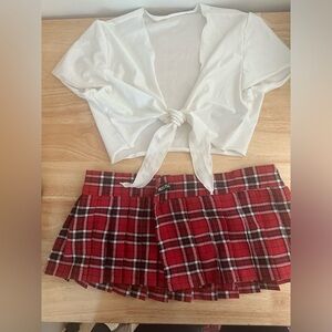 Bad naughty school girl catholic girl costume